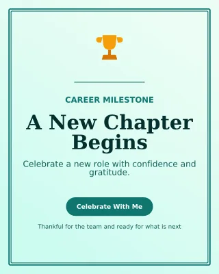 Luxe Promotion Announcement LinkedIn Carousel — editable white LinkedIn template, instagram portrait