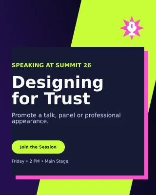 Neo Event Speaker LinkedIn Carousel — editable black LinkedIn template, instagram portrait
