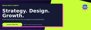 Neo Personal Brand LinkedIn Banner — editable black LinkedIn template, banner / header