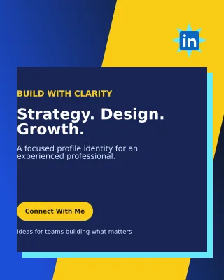 Neo Personal Brand LinkedIn Carousel — editable blue LinkedIn template, instagram portrait
