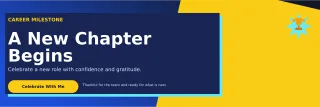 Neo Promotion Announcement LinkedIn Banner — editable blue LinkedIn template, banner / header