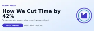 Orbit LinkedIn Case Study LinkedIn Banner — editable white LinkedIn template, banner / header