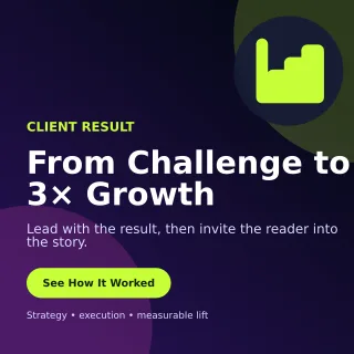 Aurora Case Study Social Post — editable black marketing and sales template, instagram post