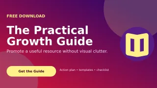 Aurora Lead Magnet Wide Ad — editable purple marketing and sales template, youtube thumbnail