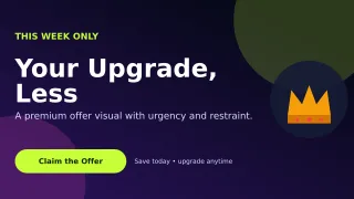 Aurora Limited Offer Wide Ad — editable black marketing and sales template, youtube thumbnail