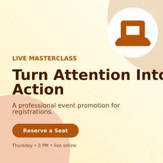 Aurora Webinar Campaign Social Post — editable white marketing and sales template, instagram post
