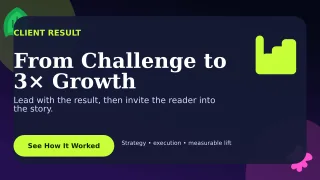 Botanical Case Study Wide Ad — editable black marketing and sales template, youtube thumbnail