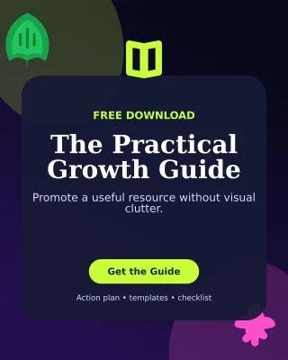 Botanical Lead Magnet Poster — editable black marketing and sales template, instagram portrait