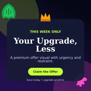 Botanical Limited Offer Social Post — editable black marketing and sales template, instagram post