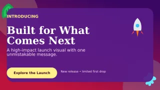 Botanical Product Launch Wide Ad — editable purple marketing and sales template, youtube thumbnail