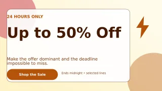 Glass Flash Sale Wide Ad — editable white marketing and sales template, youtube thumbnail