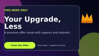 Glass Limited Offer Wide Ad — editable black marketing and sales template, youtube thumbnail