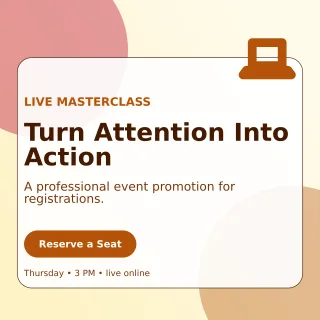 Glass Webinar Campaign Social Post — editable white marketing and sales template, instagram post