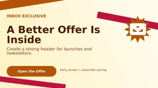 Kinetic Email Campaign Wide Ad — editable white marketing and sales template, youtube thumbnail
