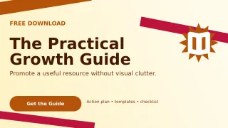 Kinetic Lead Magnet Wide Ad — editable white marketing and sales template, youtube thumbnail