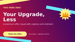 Kinetic Limited Offer Wide Ad — editable purple marketing and sales template, youtube thumbnail