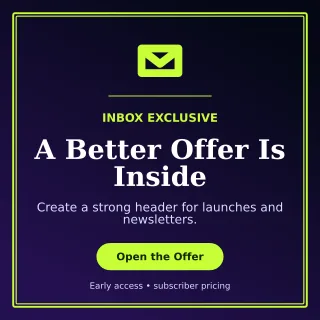 Luxe Email Campaign Social Post — editable black marketing and sales template, instagram post