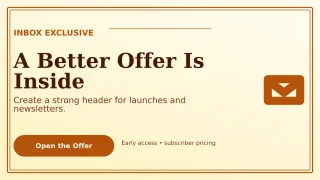 Luxe Email Campaign Wide Ad — editable white marketing and sales template, youtube thumbnail