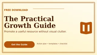 Luxe Lead Magnet Wide Ad — editable white marketing and sales template, youtube thumbnail