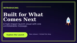 Luxe Product Launch Wide Ad — editable black marketing and sales template, youtube thumbnail