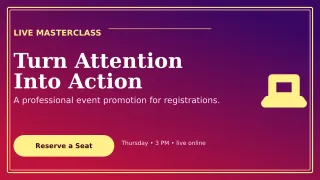 Luxe Webinar Campaign Wide Ad — editable purple marketing and sales template, youtube thumbnail