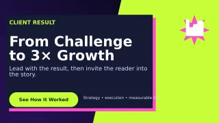 Neo Case Study Wide Ad — editable black marketing and sales template, youtube thumbnail