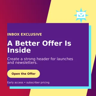 Neo Email Campaign Social Post — editable purple marketing and sales template, instagram post