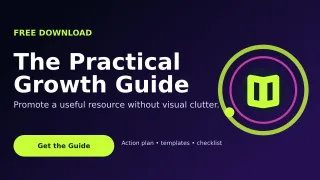 Orbit Lead Magnet Wide Ad — editable black marketing and sales template, youtube thumbnail