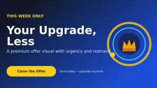 Orbit Limited Offer Wide Ad — editable blue marketing and sales template, youtube thumbnail