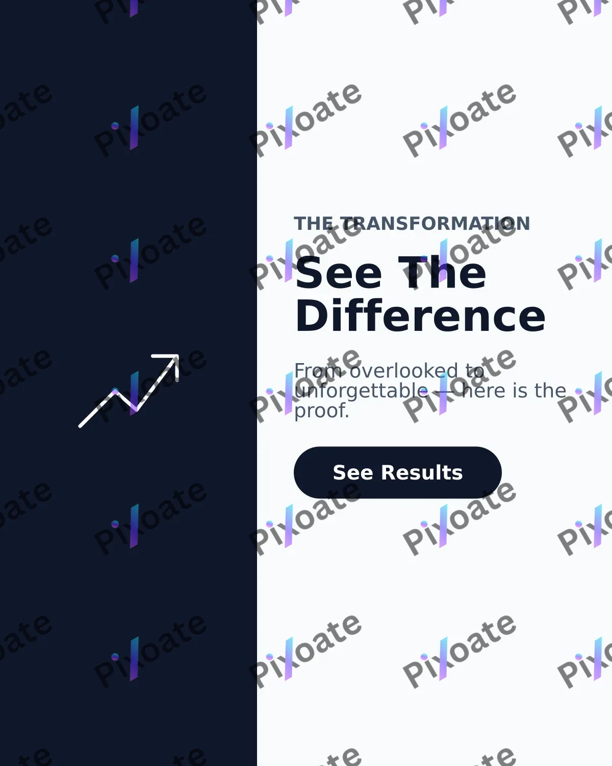 Before and After Before and After — editable white marketing template, instagram portrait