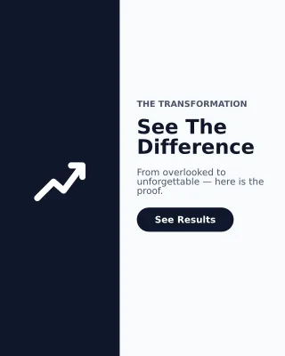 Before and After — editable white marketing template, instagram portrait