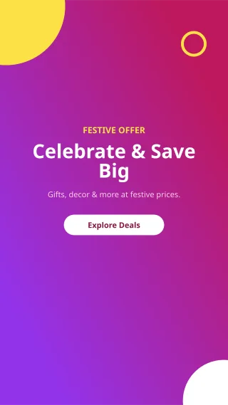 Festive Sale — editable pink marketing template, story / reel