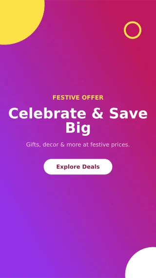 Festive Sale — editable pink marketing template, story / reel