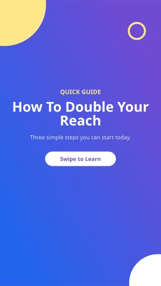 How To — editable purple marketing template, story / reel