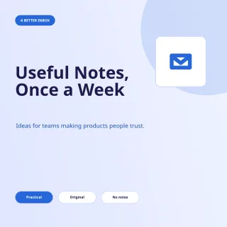 Newsletter Launch — Bold Indigo — editable white marketing template, instagram post