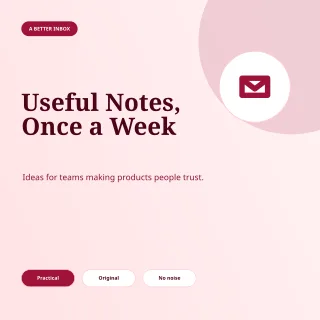 Newsletter Launch — Burgundy Studio — editable white marketing template, instagram post