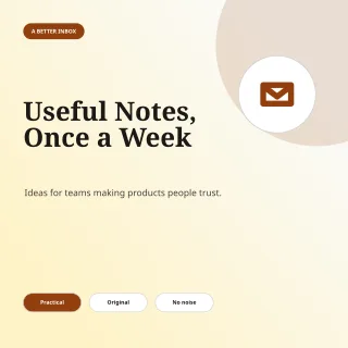 Newsletter Launch — Editorial Amber — editable white marketing template, instagram post