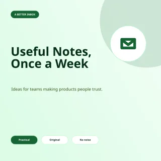 Newsletter Launch — Sage Office — editable white marketing template, instagram post