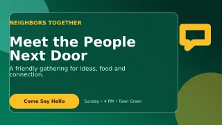Glass Community Meetup Wide Ad — editable black community campaign template, youtube thumbnail