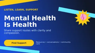 Kinetic Awareness Campaign Wide Ad — editable blue community campaign template, youtube thumbnail