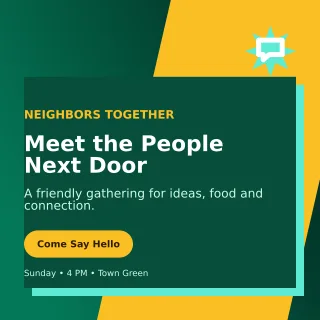 Neo Community Meetup Social Post — editable black community campaign template, instagram post