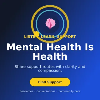 Orbit Awareness Campaign Social Post — editable blue community campaign template, instagram post