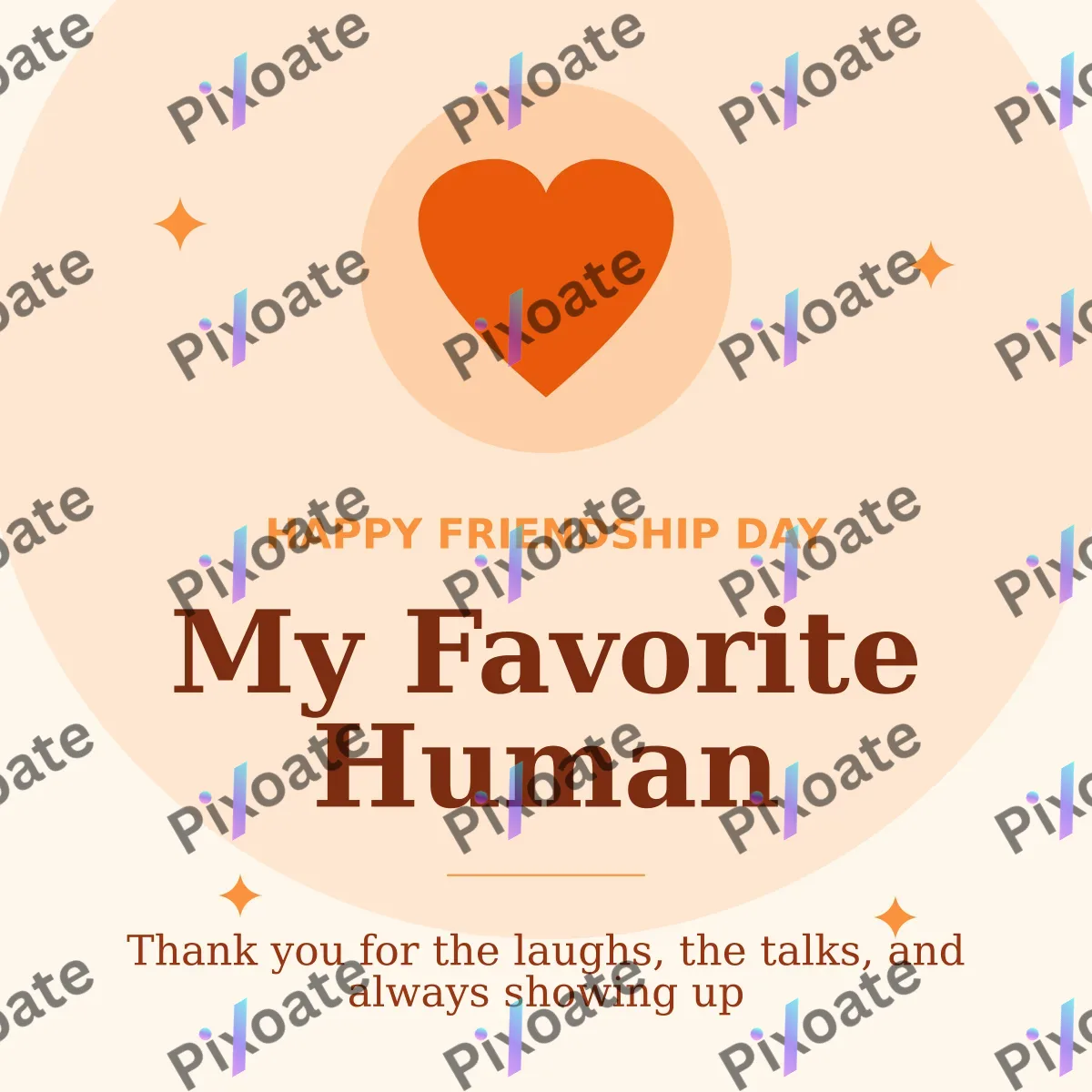 Friendship Day Friendship Day — editable white personal template, instagram post