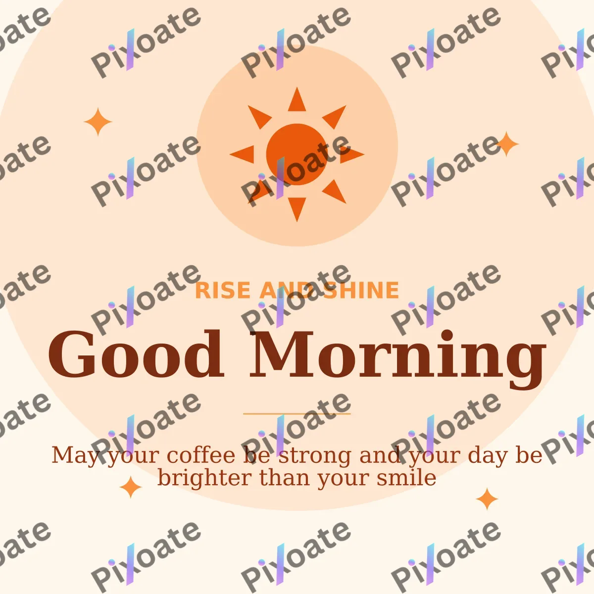 Good Morning Good Morning — editable white personal template, instagram post