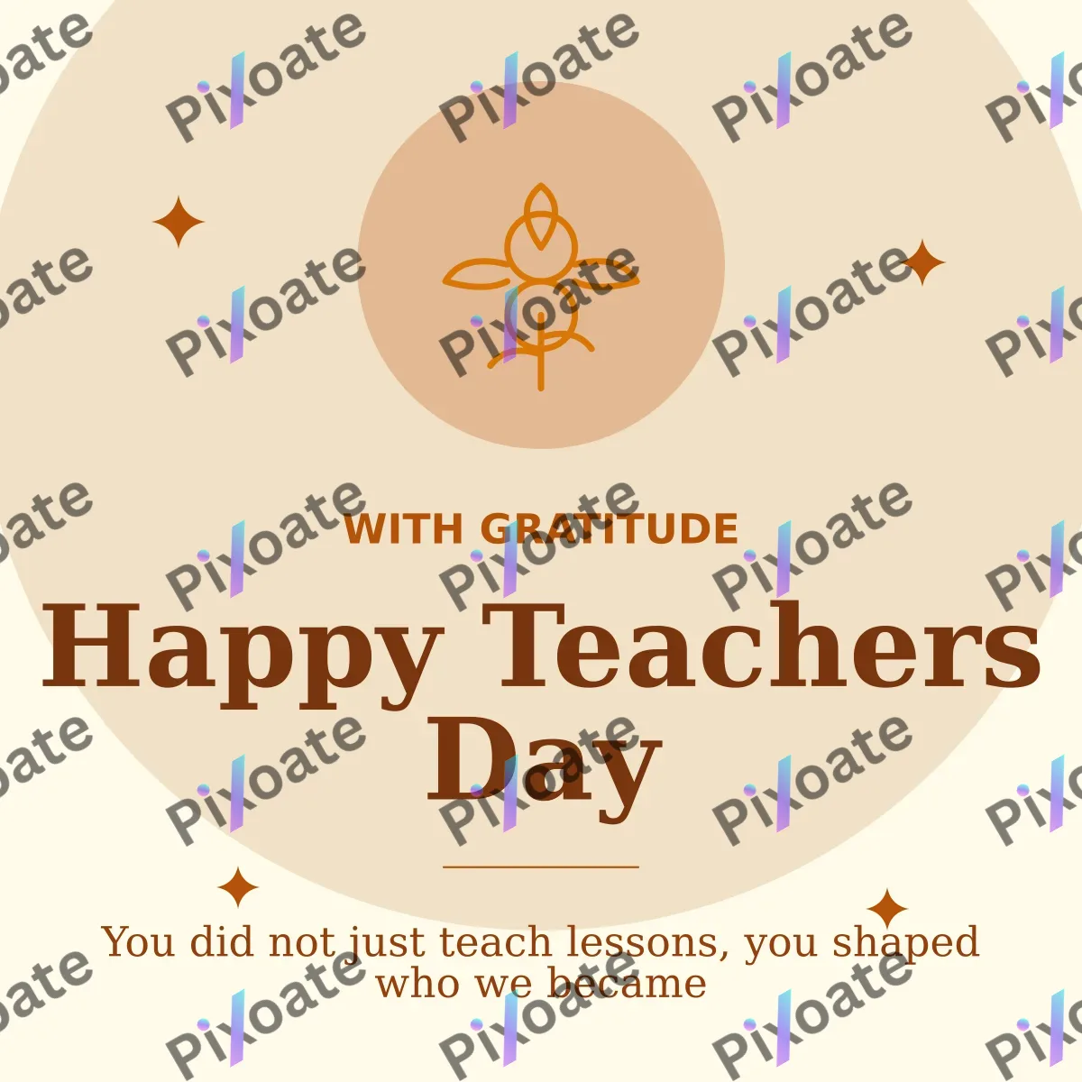 Teachers Day Teachers Day — editable white personal template, instagram post