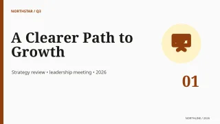 Business Presentation Title Slide — Editorial Amber — editable white presentation slide template, youtube thumbnail
