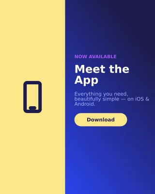 App Launch — editable blue product template, instagram portrait