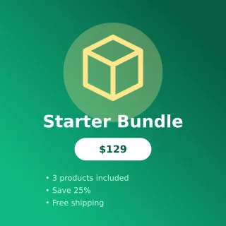 Bundle Deal — editable green product template, instagram post