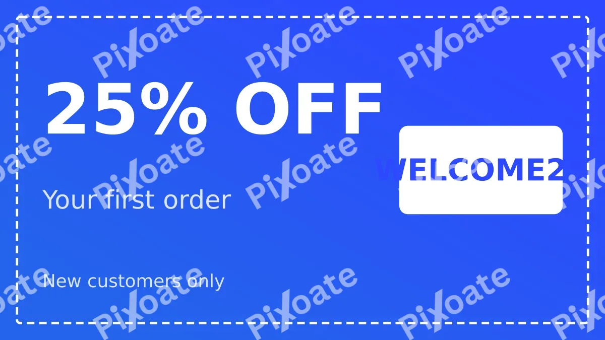 Discount Code Discount Code — editable blue product template, youtube thumbnail