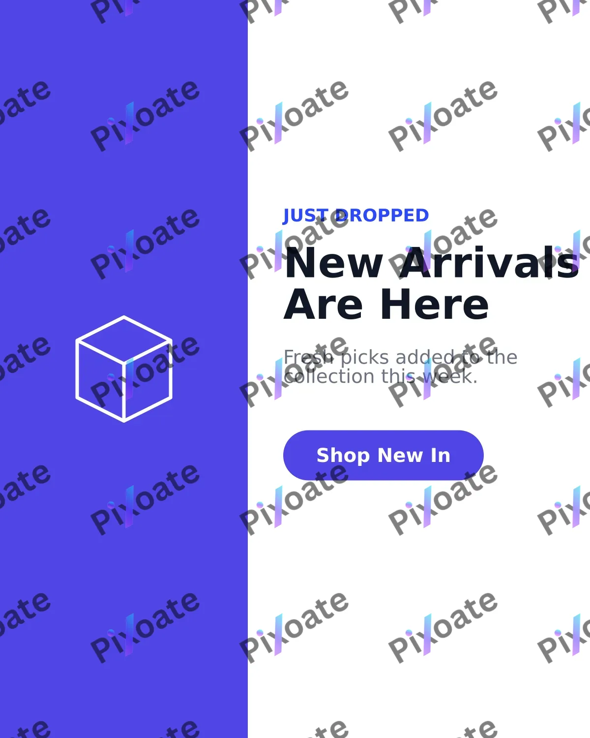 New Arrival New Arrival — editable white product template, instagram portrait
